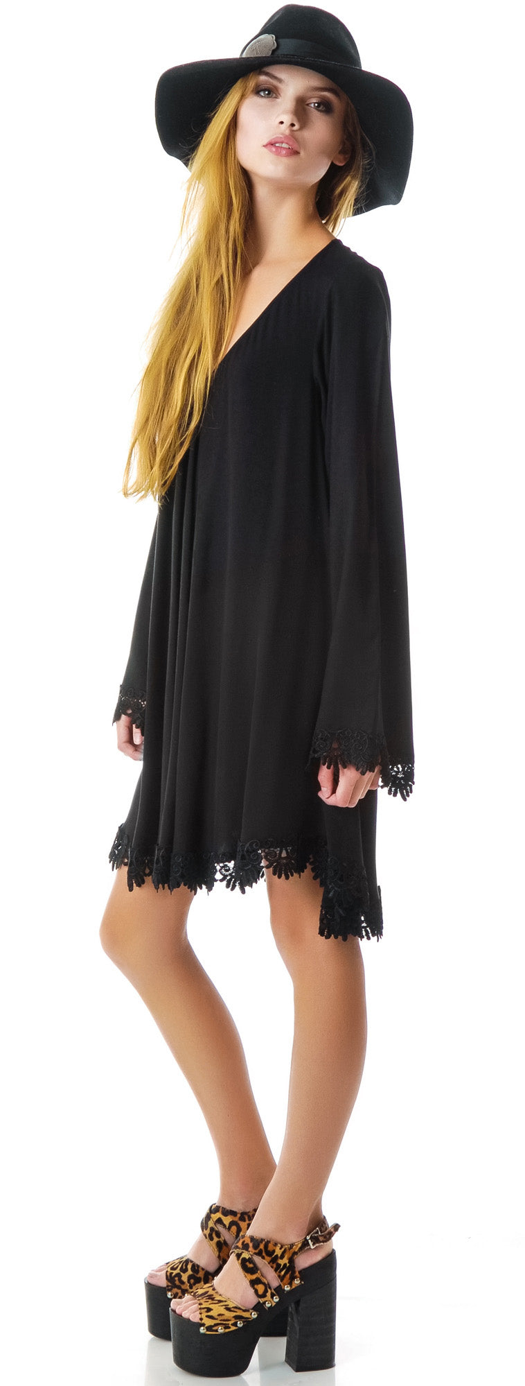 Angelic Dress - Black