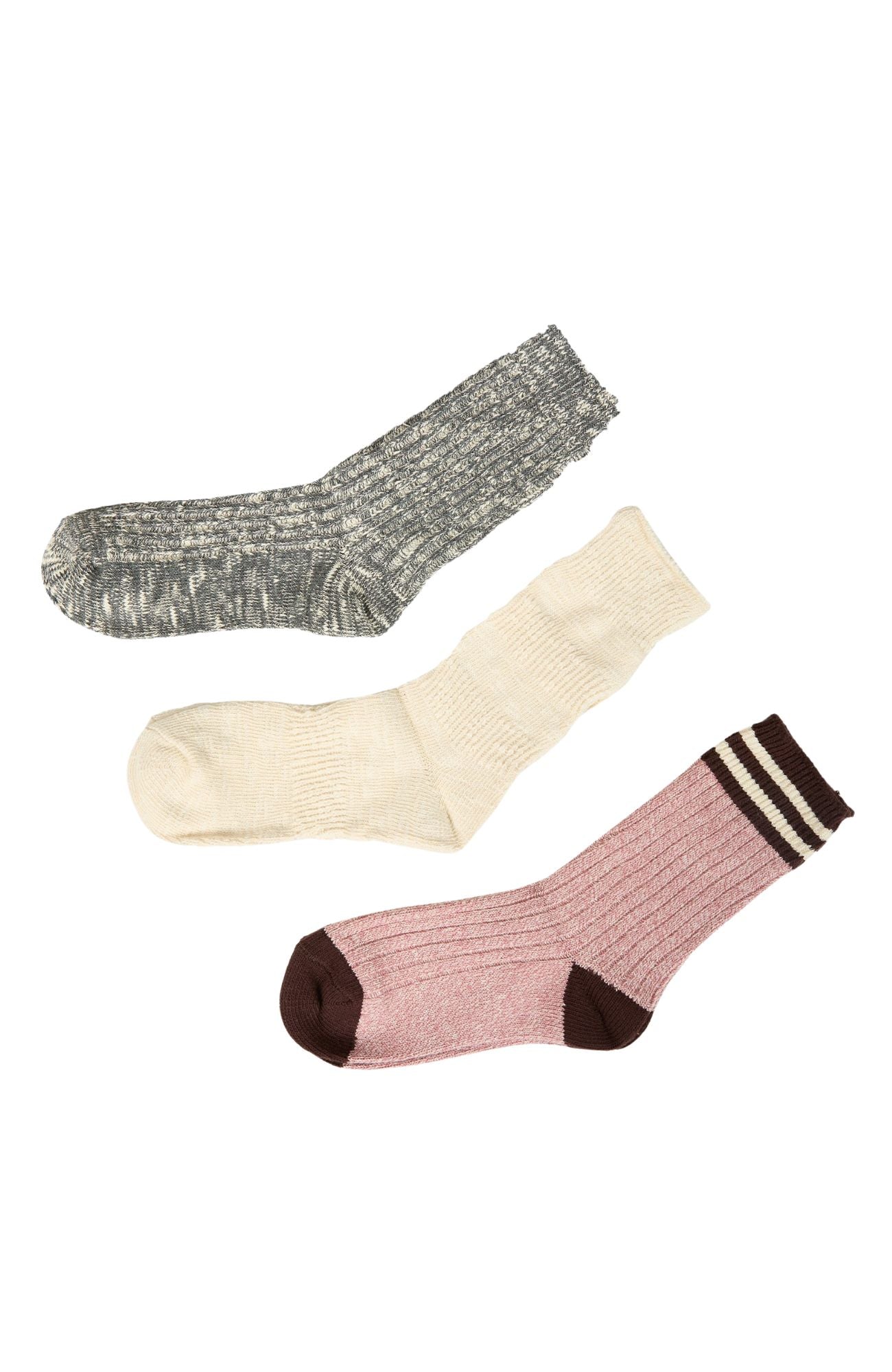 AAE Slouchy Sock 3 Pack Multicoloured