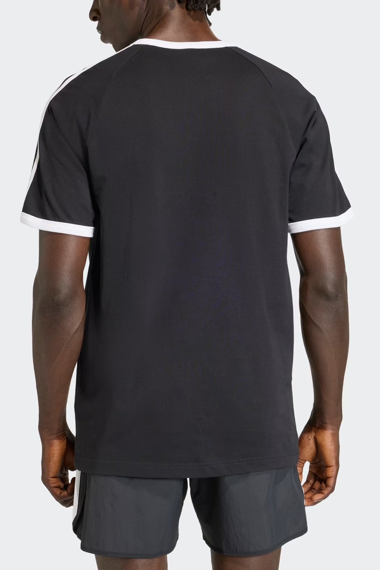 3 Stripe Tee Black