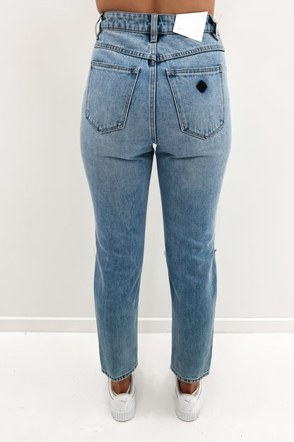 A 94 High Slim Jean Lindsey Hemp Rip