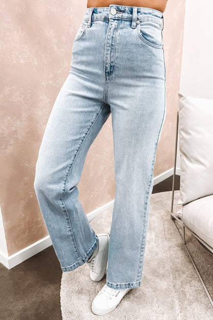 A 94 High & Wide Jean Evie Light Vintage Indigo
