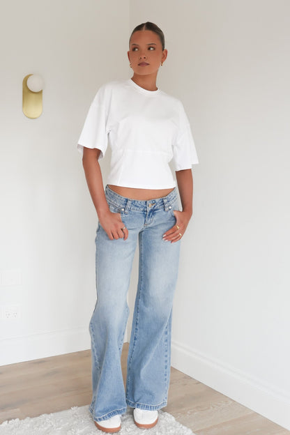 A 00 Super Low & Wide Jean Jody