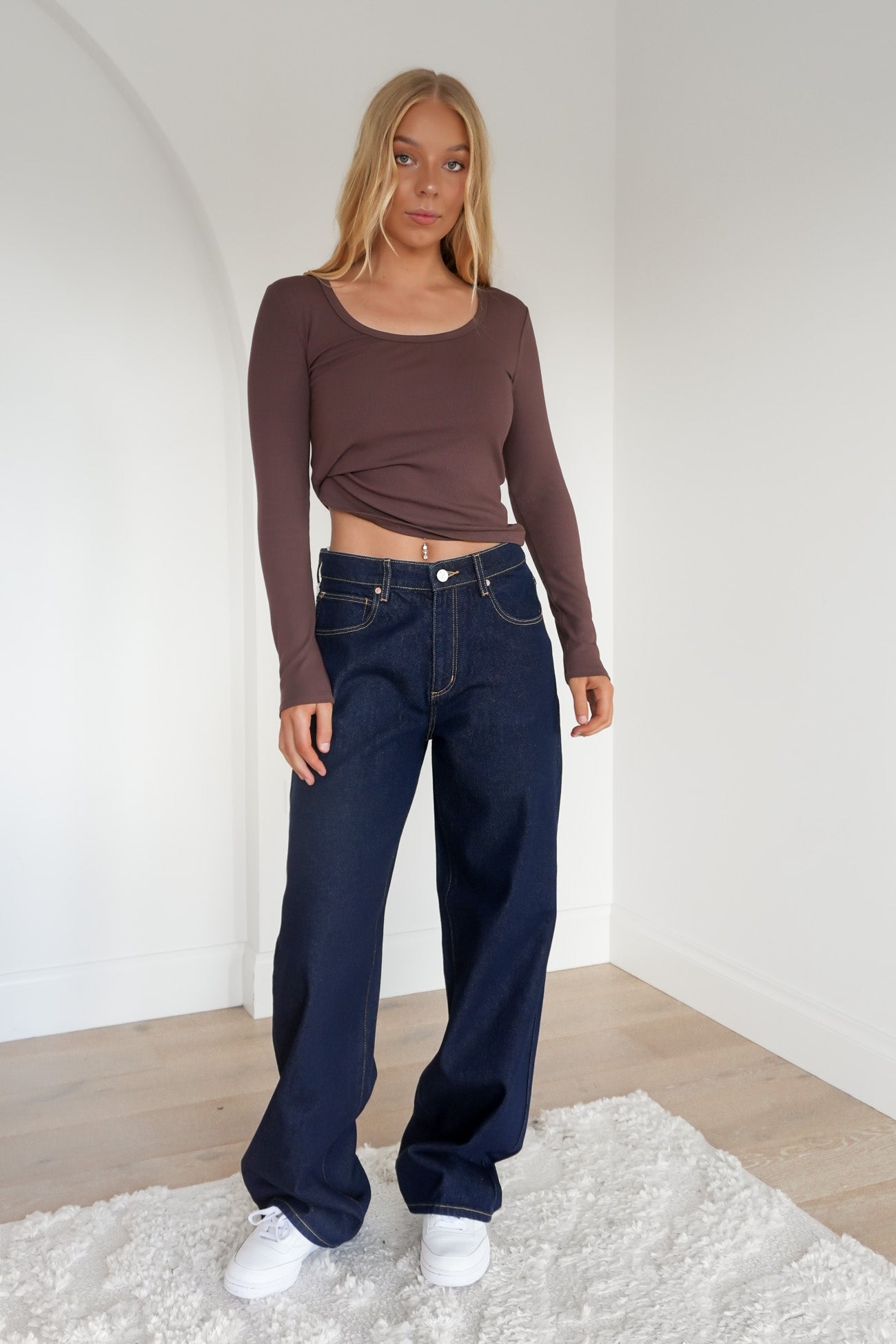 A 95 Mid Baggy Jean Rinse Recycled