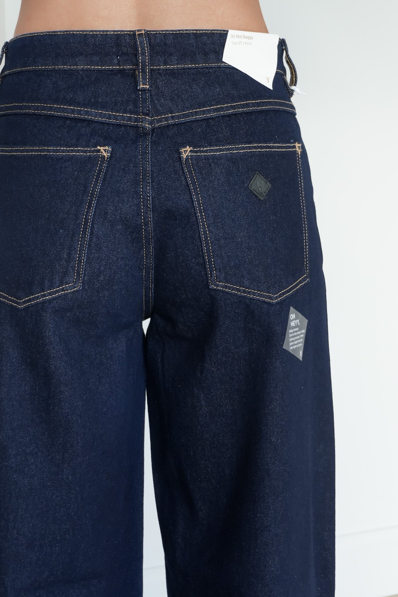 A 95 Mid Baggy Jean Rinse Recycled