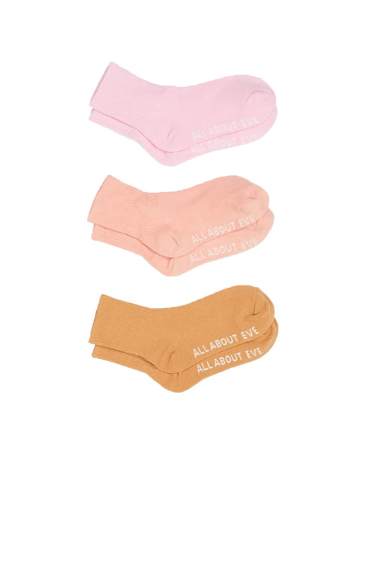 All About Eve Ankle Socks 3PK Multi