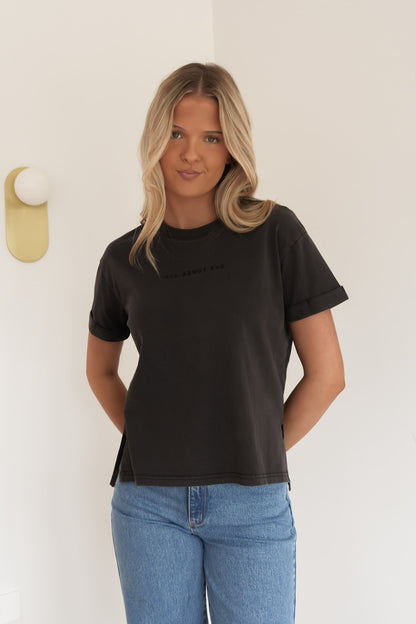 AAE Washed Tee Washed Black