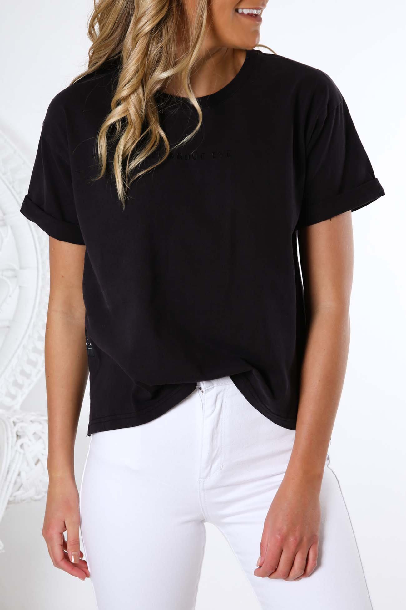 AAE Washed Tee Washed Black