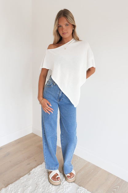 Aaliyah Top White