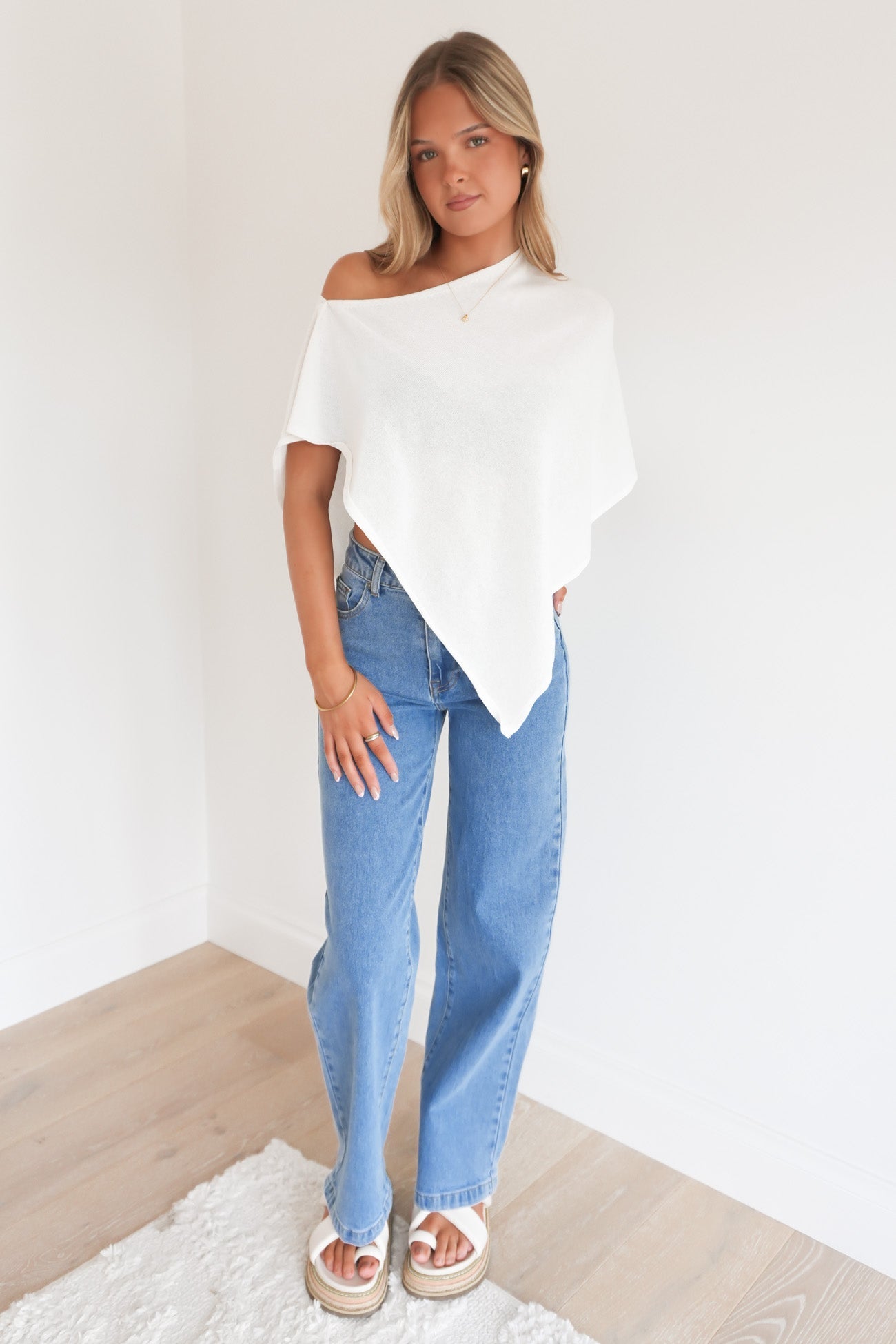 Aaliyah Top White