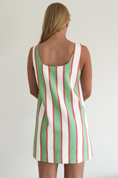 Abi Mini Dress Carnival Stripe