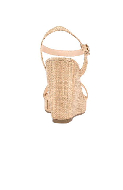 Amaya Wedge Natural Raffia