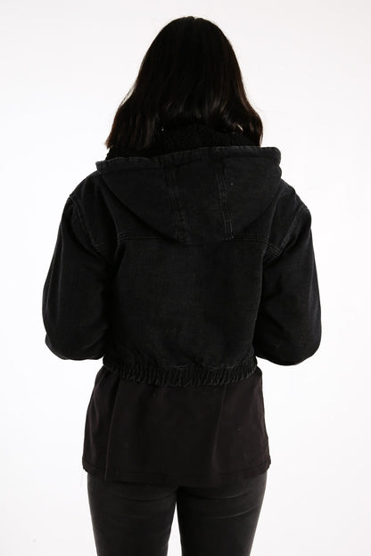 Agenda Denim Jacket Washed Black