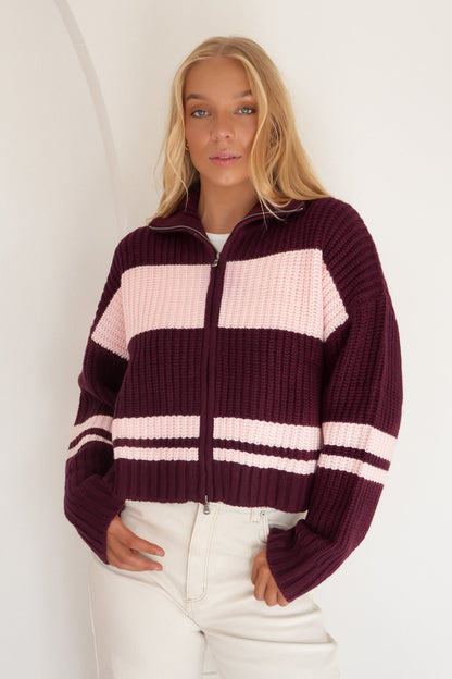 Aida Knit Thru Wine