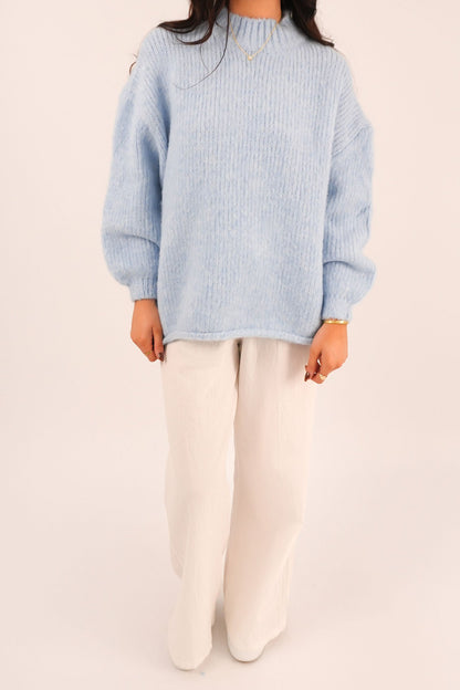 Alfie Knit Jumper Blue
