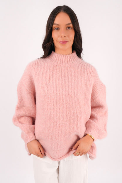 Alfie Knit Jumper Pink