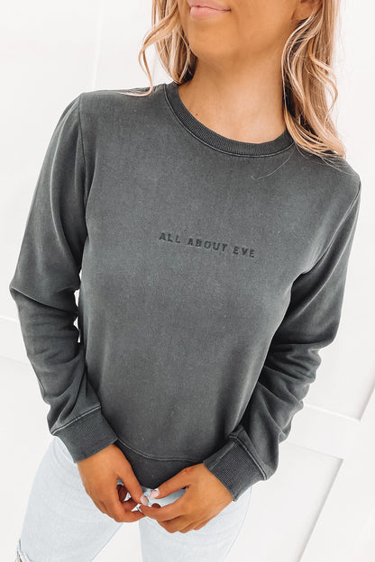 All About Eve Washed Crew Washed Black