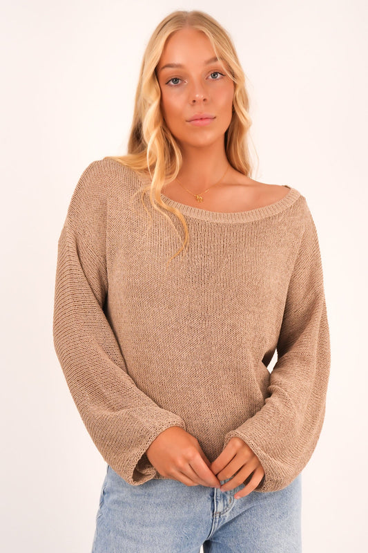 Amanda Knit Mocha