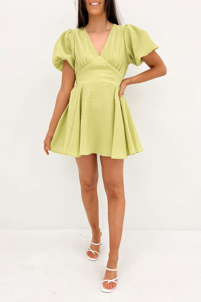 Amanda Mini Dress Green