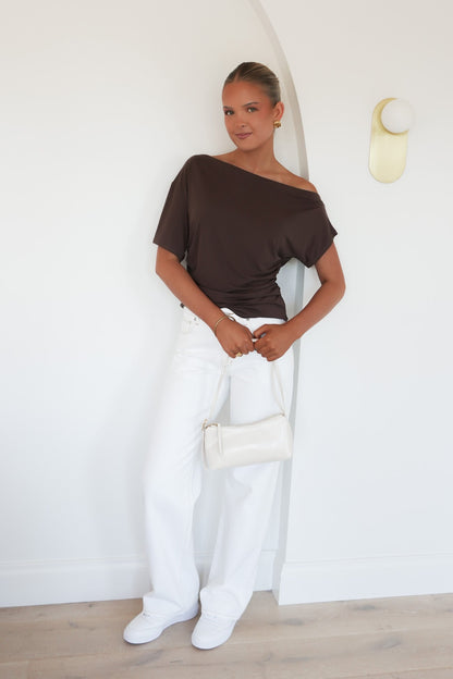 Amie Top Chocolate