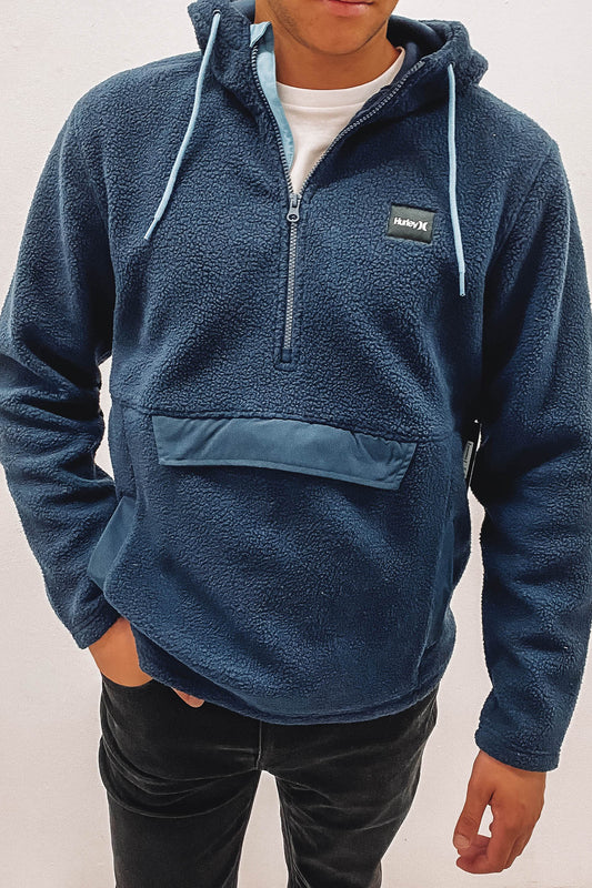 Anorak Sherpa Fleece Obsidian