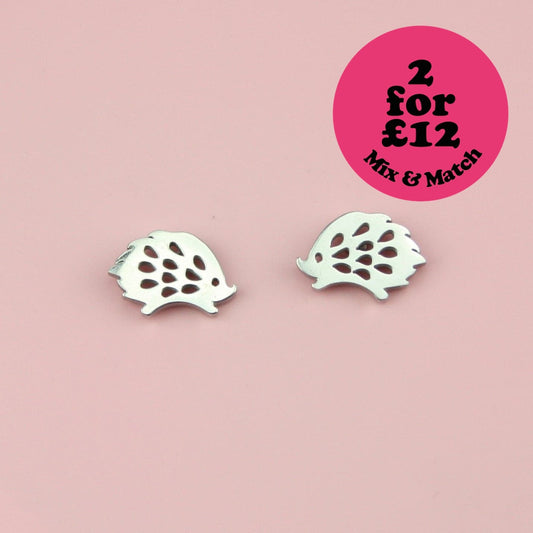 Hedgehog Stud Earrings