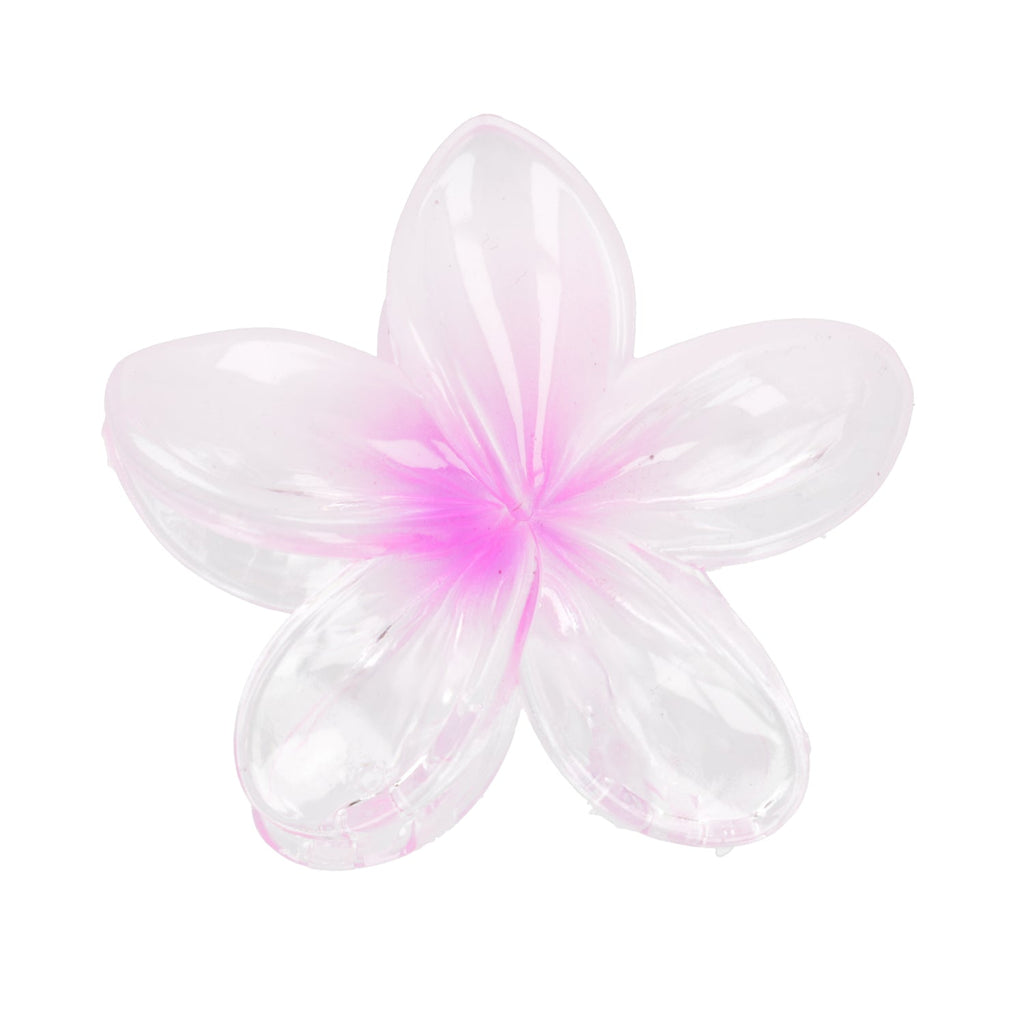 Hibiscus Flower Hair Clip - Pink