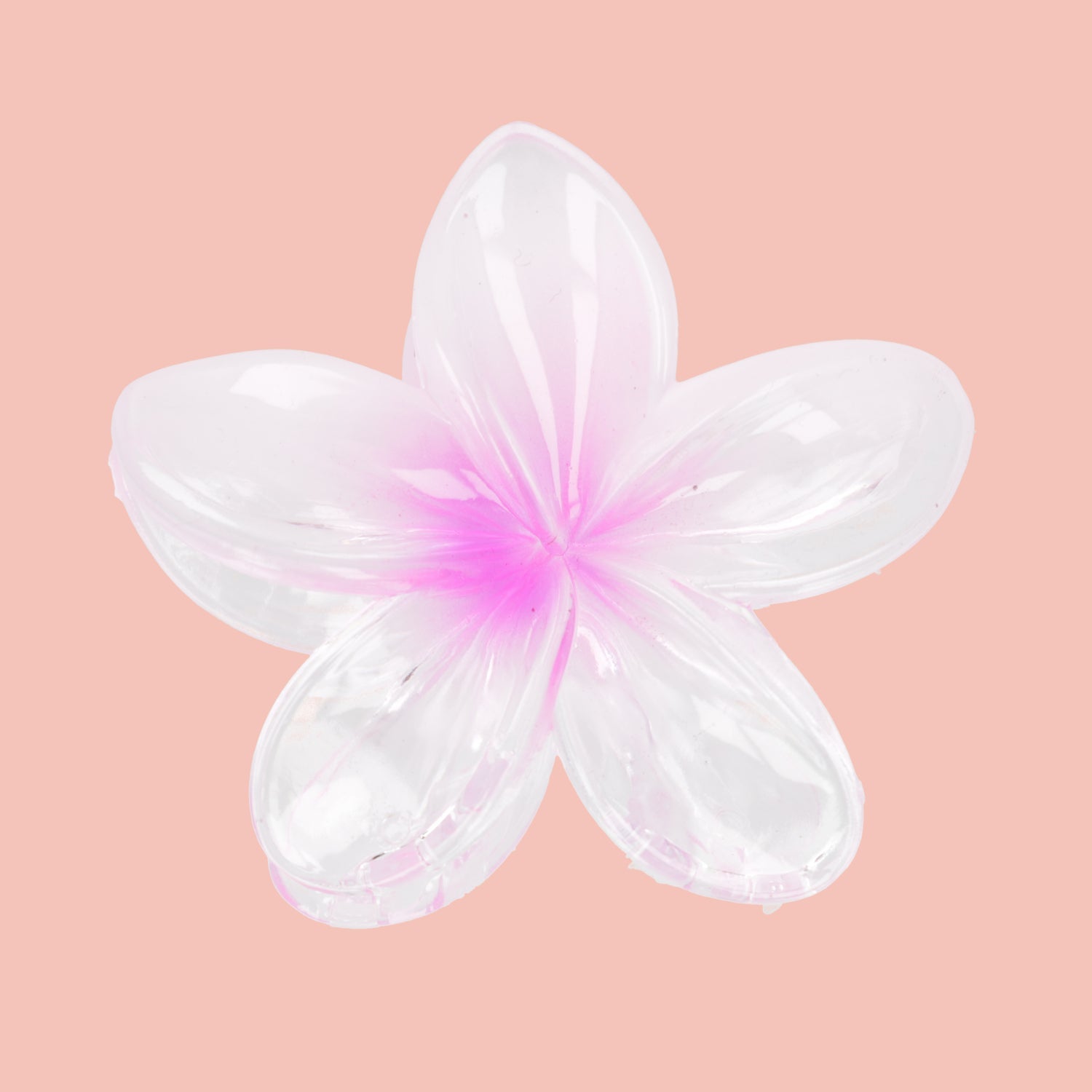 Hibiscus Flower Hair Clip - Pink