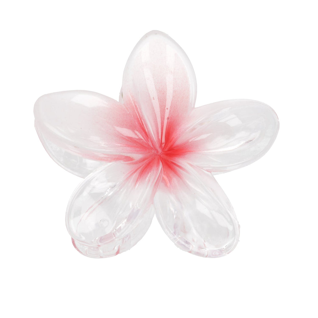Hibiscus Flower Hair Clip - Red
