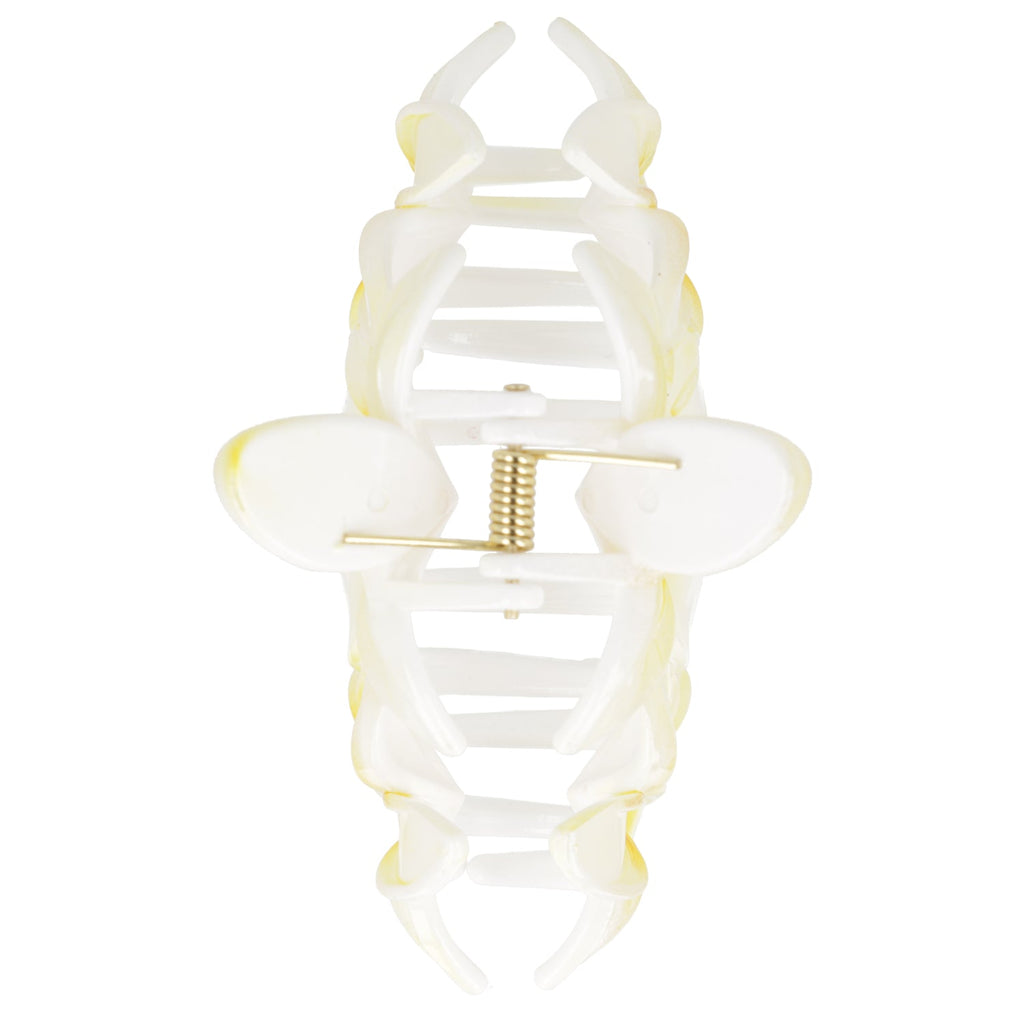Hibiscus Flower Trio Hair Clip - Yellow