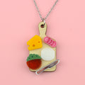 Holy Cheeses Charcuterie Board Necklace