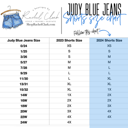 Judy Blue Raw Hem Shorts - Medium Wash