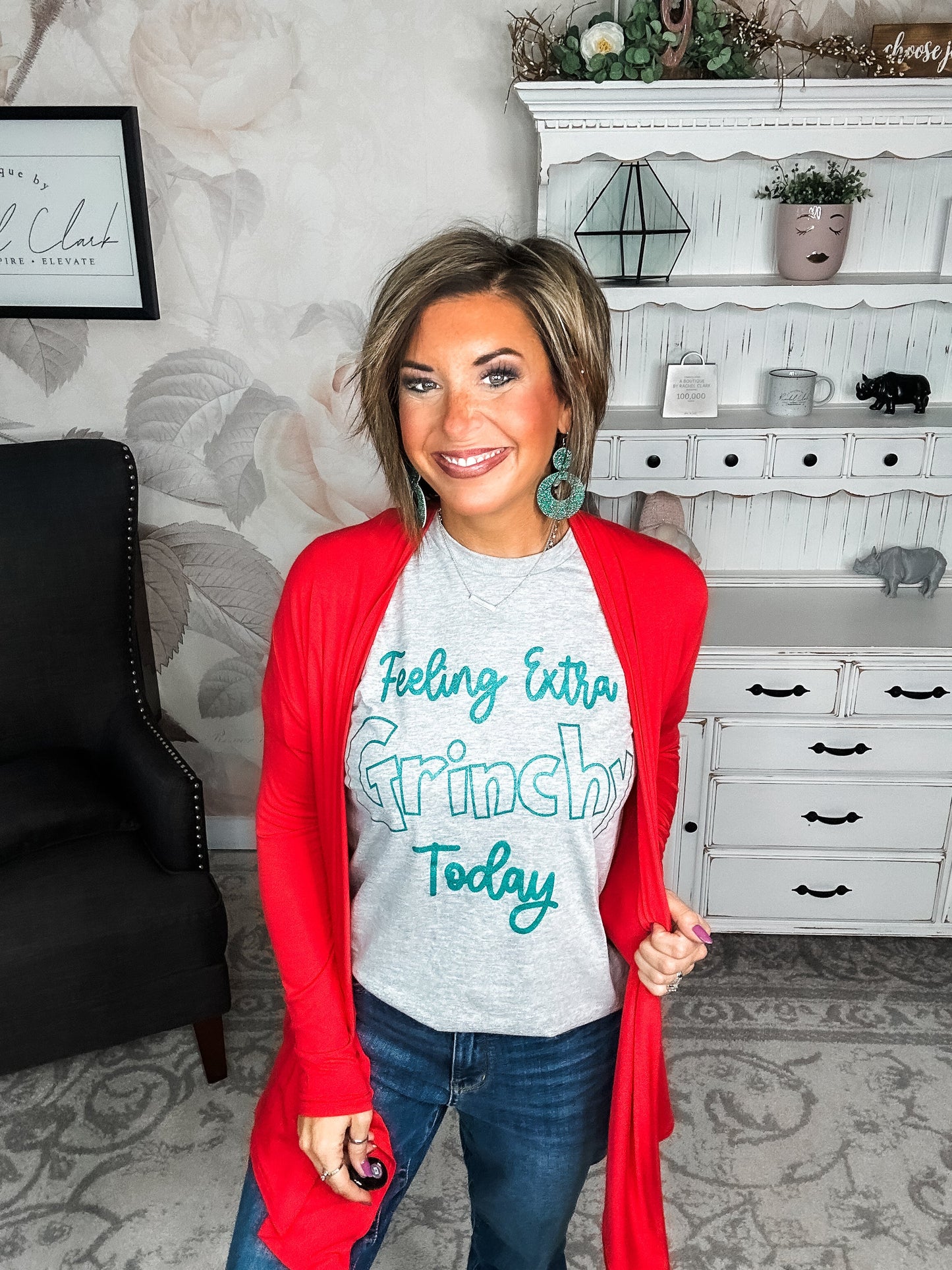 Love Never Fades Cardigan - Red