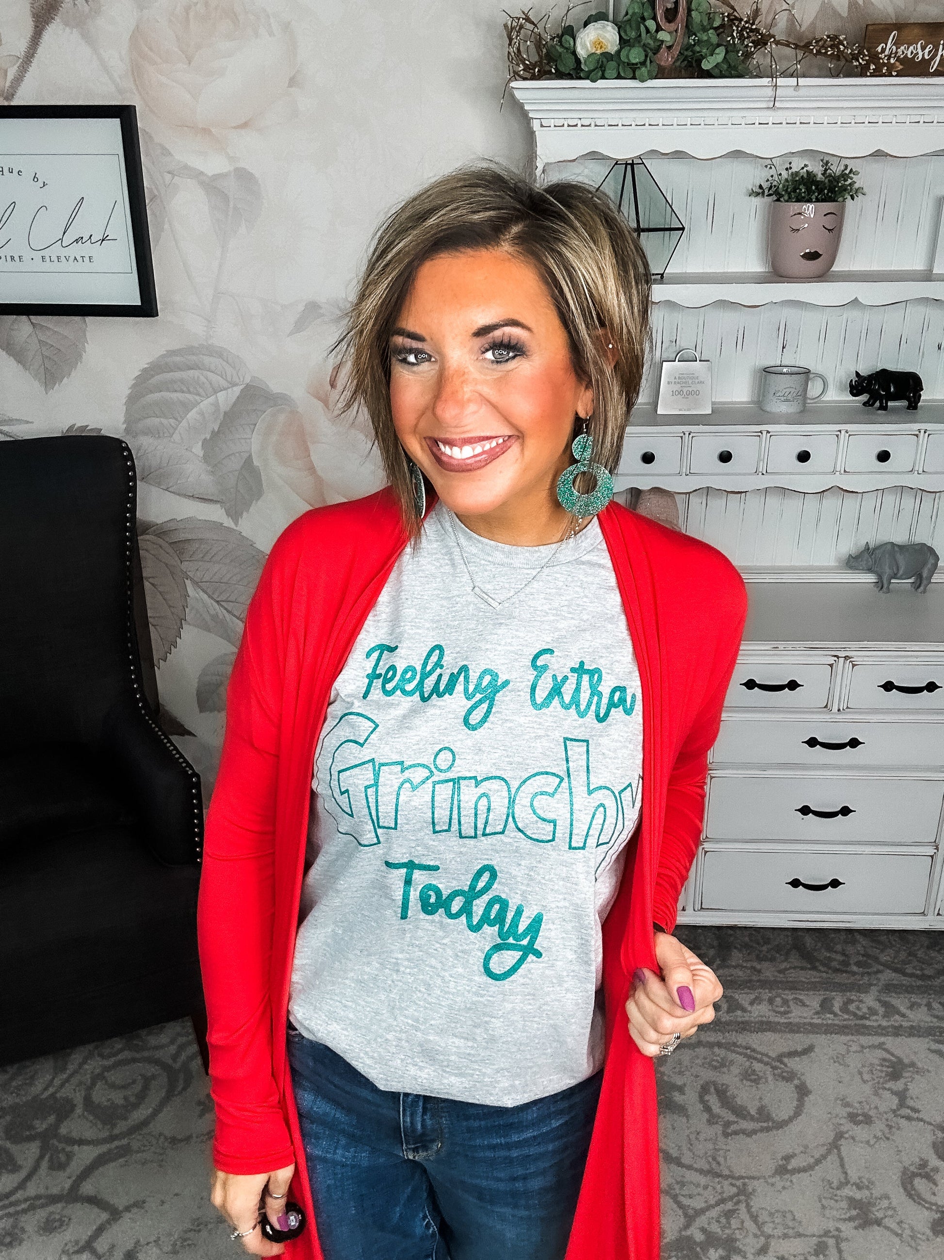 Love Never Fades Cardigan - Red