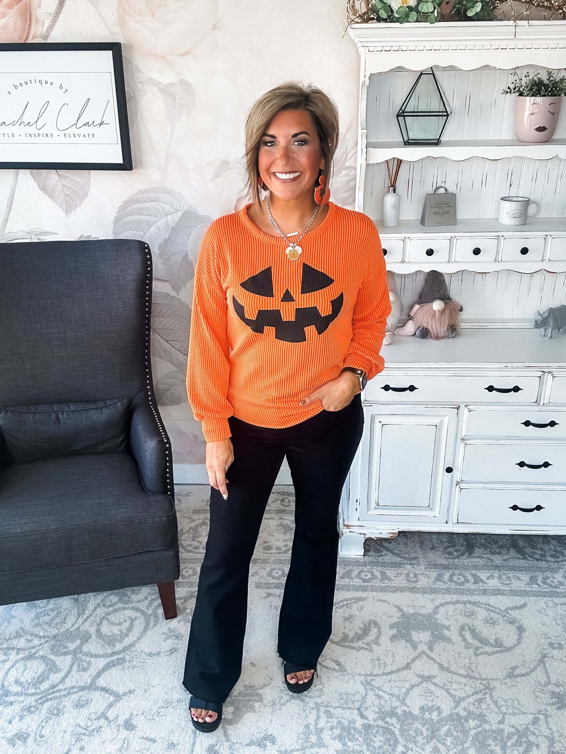 Jack-O Pumpkin Pullover