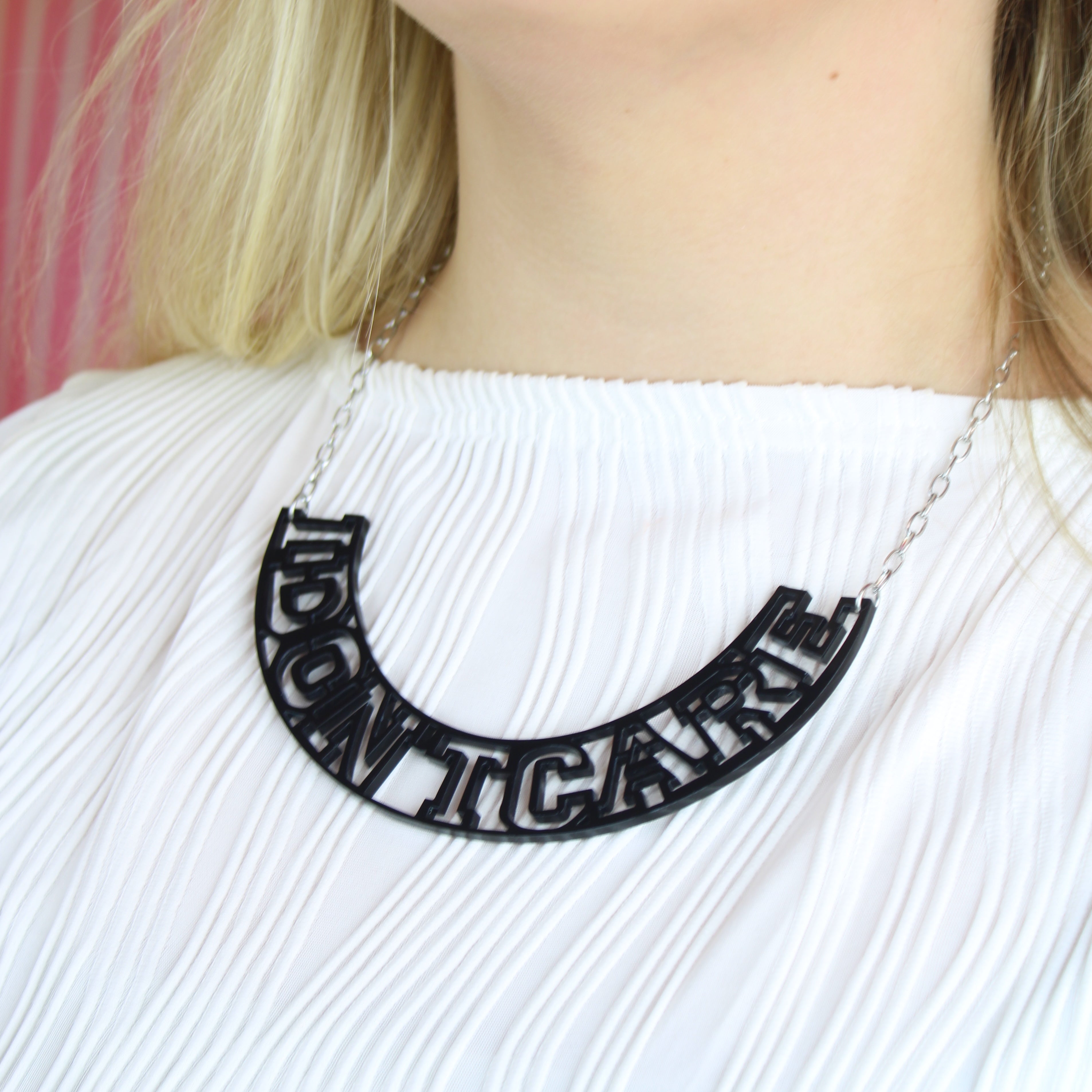 I Don't Care Necklace