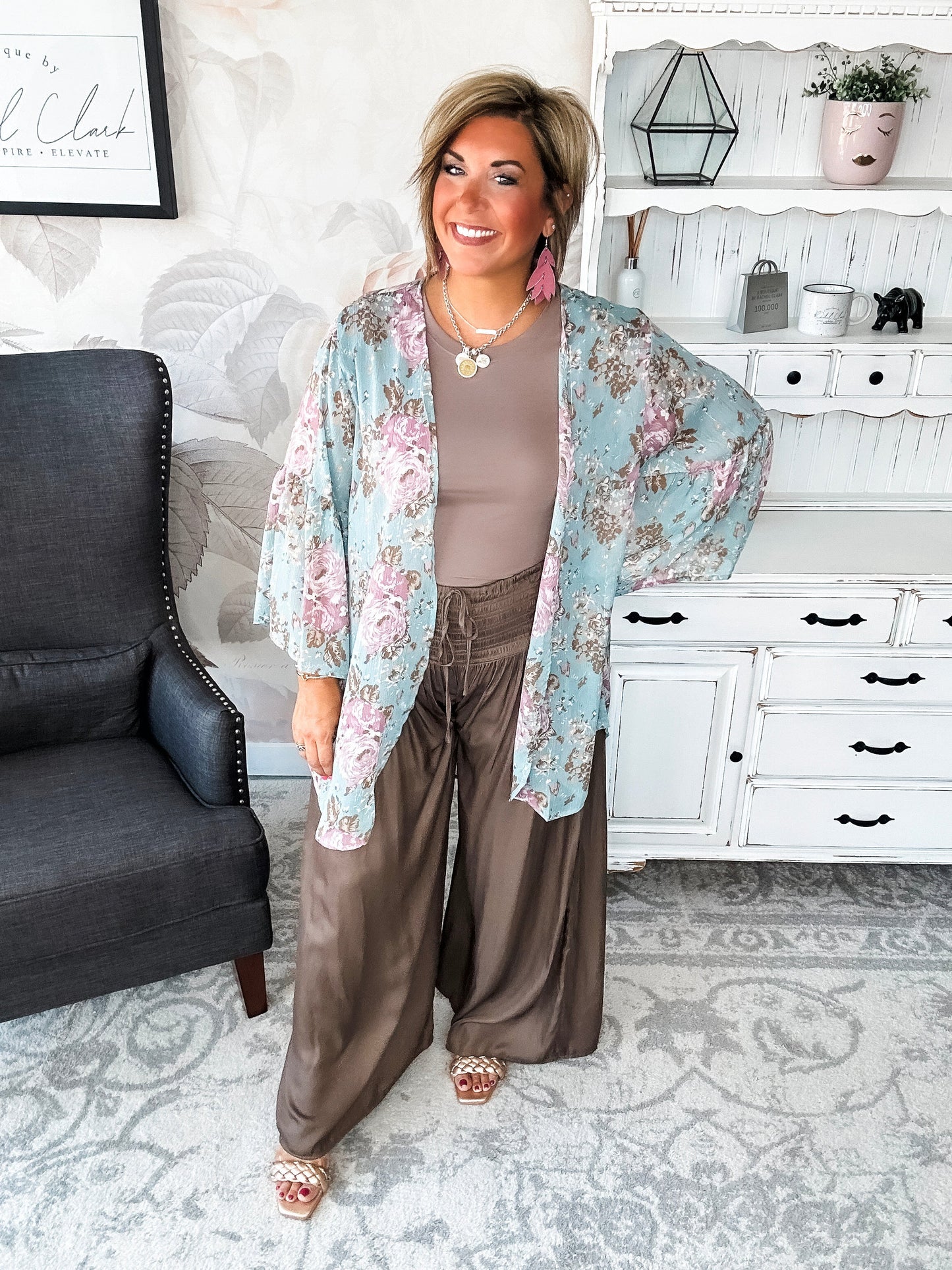 Loving Everyday Floral Kimono