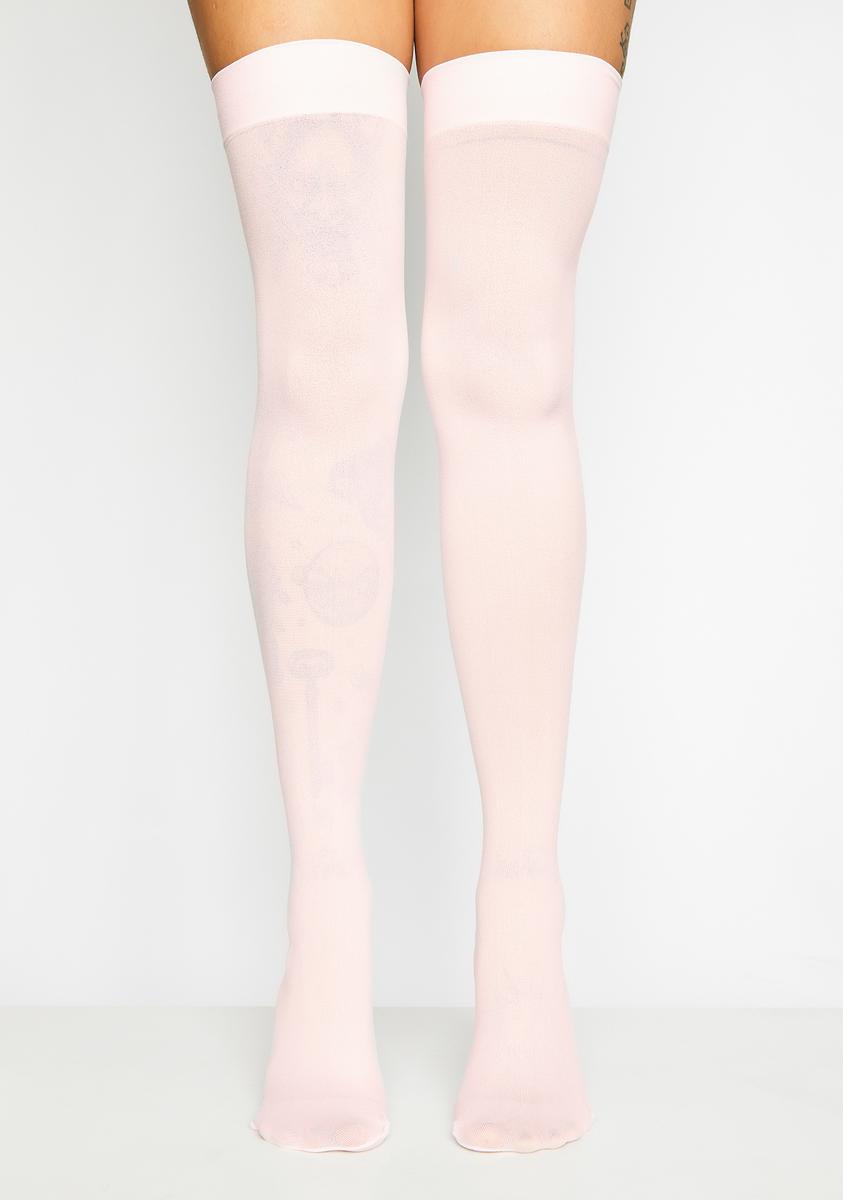 Angel Of Mine Sheer Thigh Highs