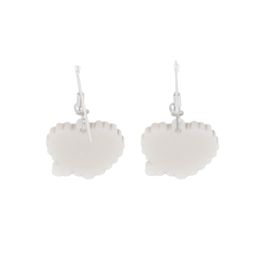 I Give You This Rose Cat Earrings