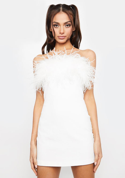 Angel Wild Babe Strapless Mini Dress