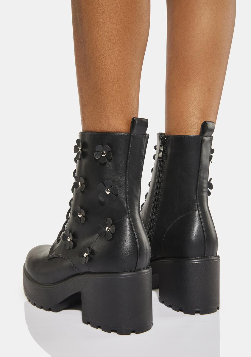 Amabilis Flower Platform Boots
