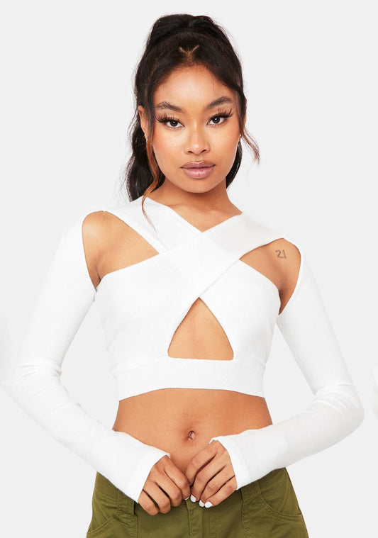 Angel No More Lies Cut-Out Top