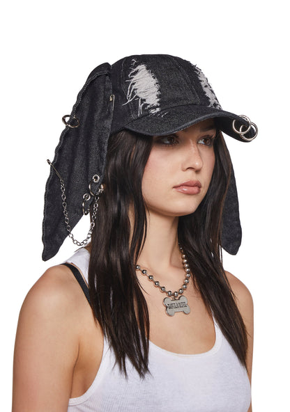 Animal Instinct Denim Cap