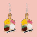 Holy Cheeses Charcuterie Board Earrings
