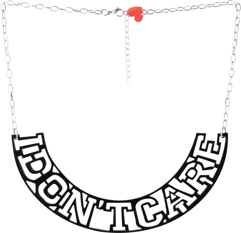 I Don't Care Necklace