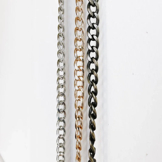 Metal Chain Strap - Brushed Bronze
