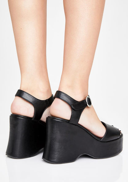 American Craft Platform Sandals