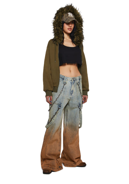 Angry Texts Denim Jeans