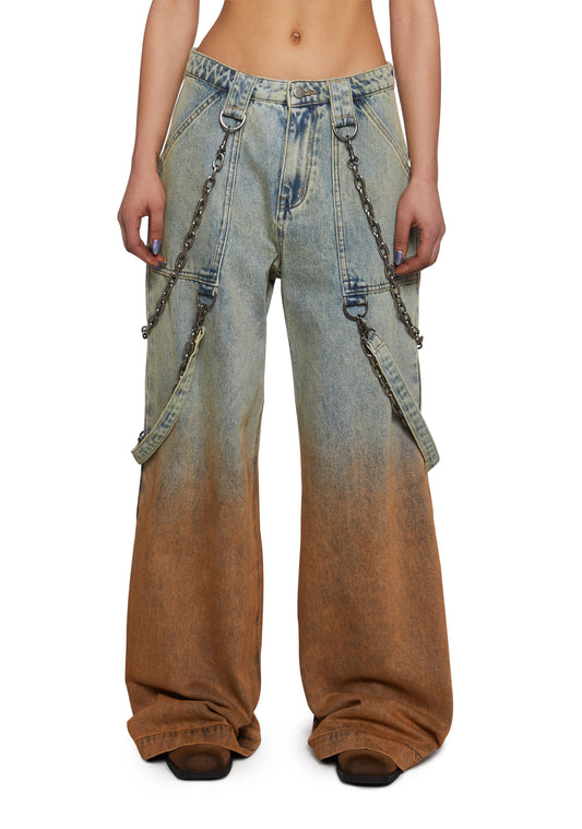 Angry Texts Denim Jeans
