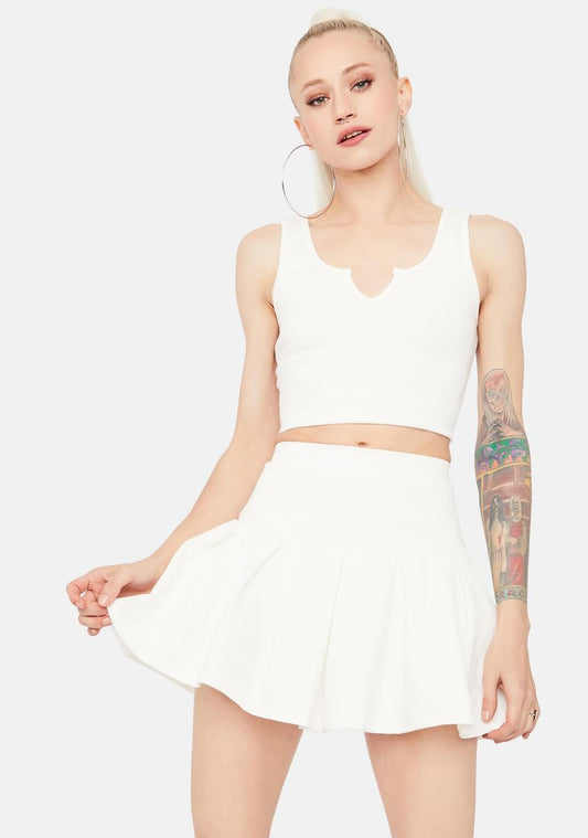 Angel Cheerful Player Tank Pleated Skirt Set