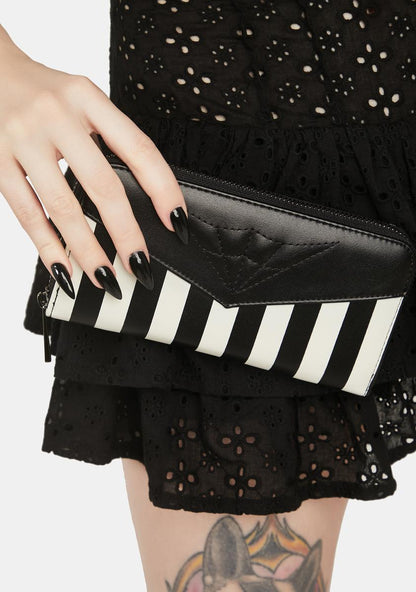 Another Lost Soul Striped Wallet